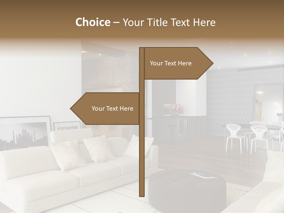 New Room Architecture PowerPoint Template