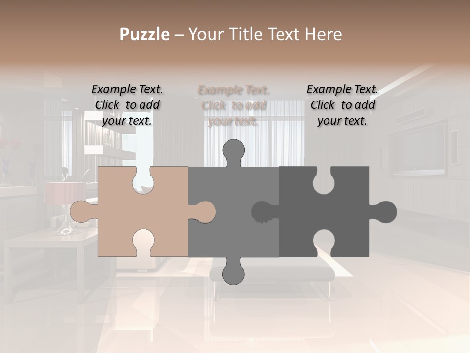 Empty Nobody Apartment PowerPoint Template