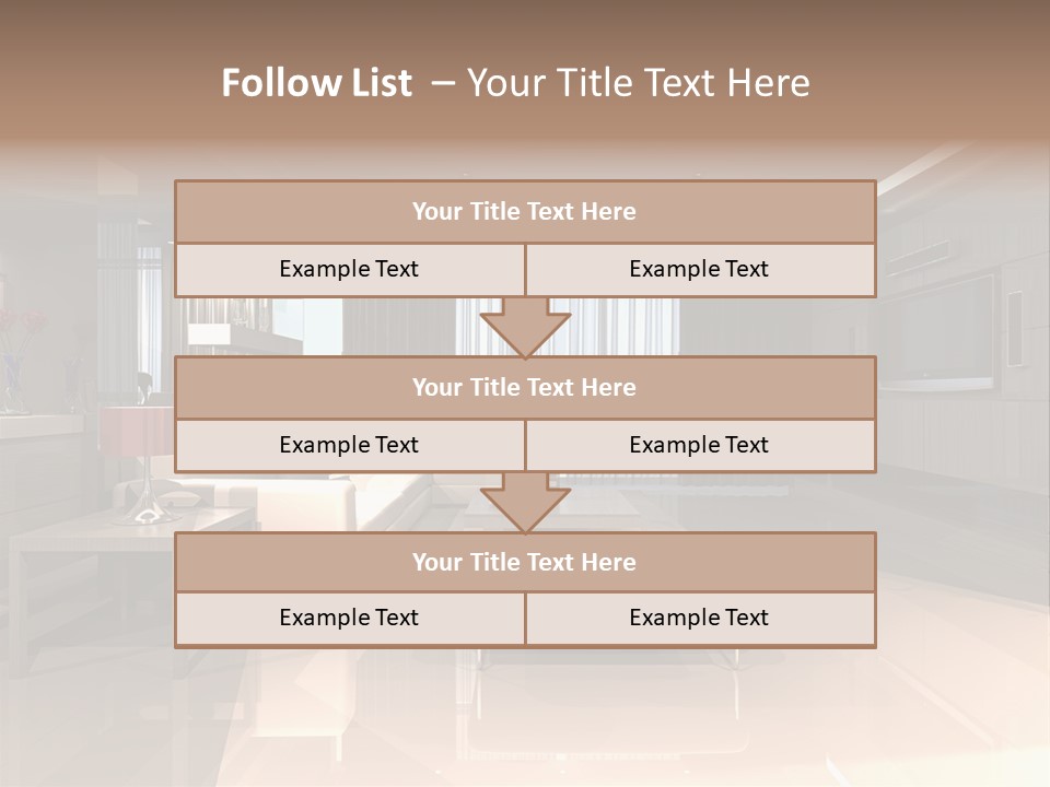 Empty Nobody Apartment PowerPoint Template