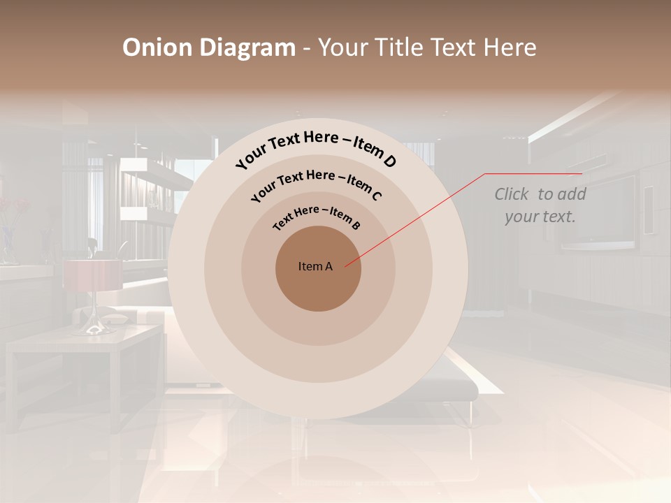 Empty Nobody Apartment PowerPoint Template