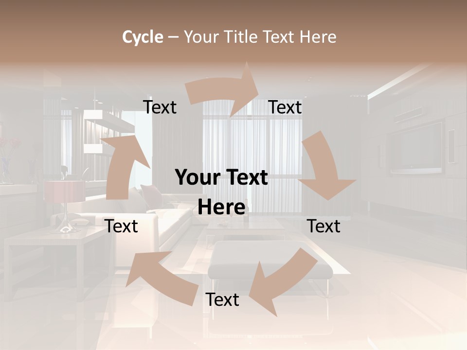Empty Nobody Apartment PowerPoint Template