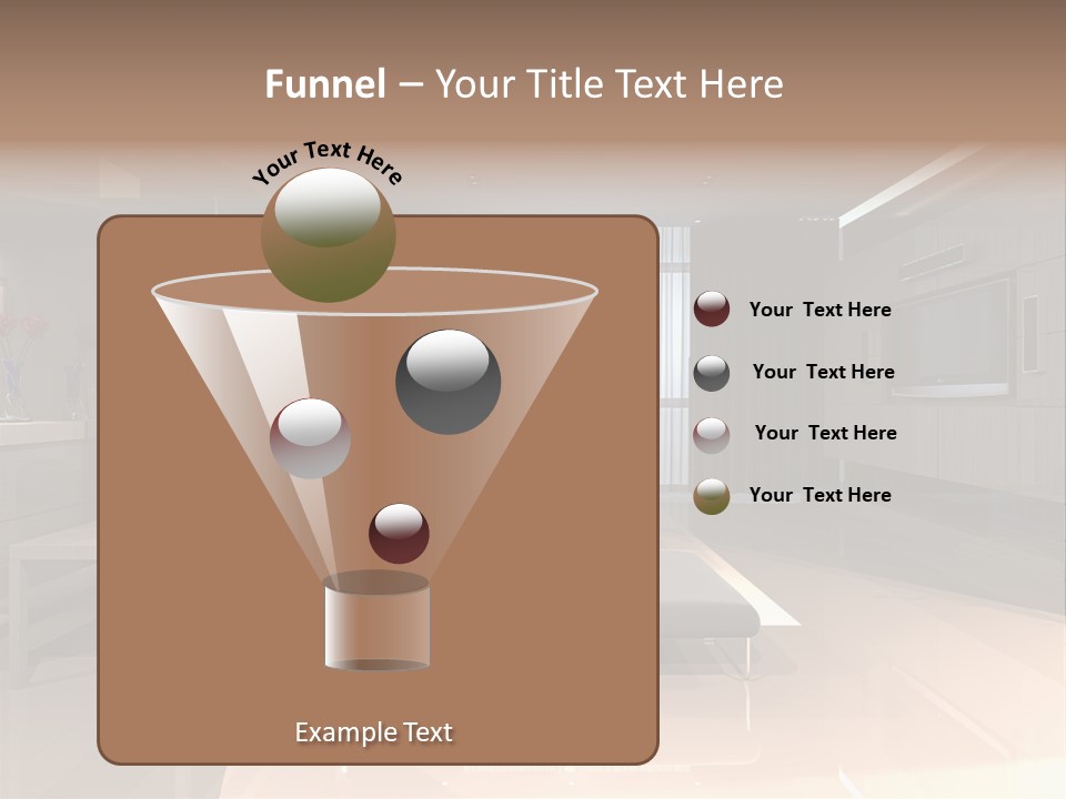 Empty Nobody Apartment PowerPoint Template