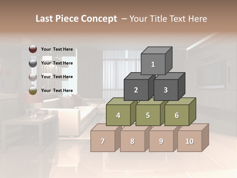 Empty Nobody Apartment PowerPoint Template