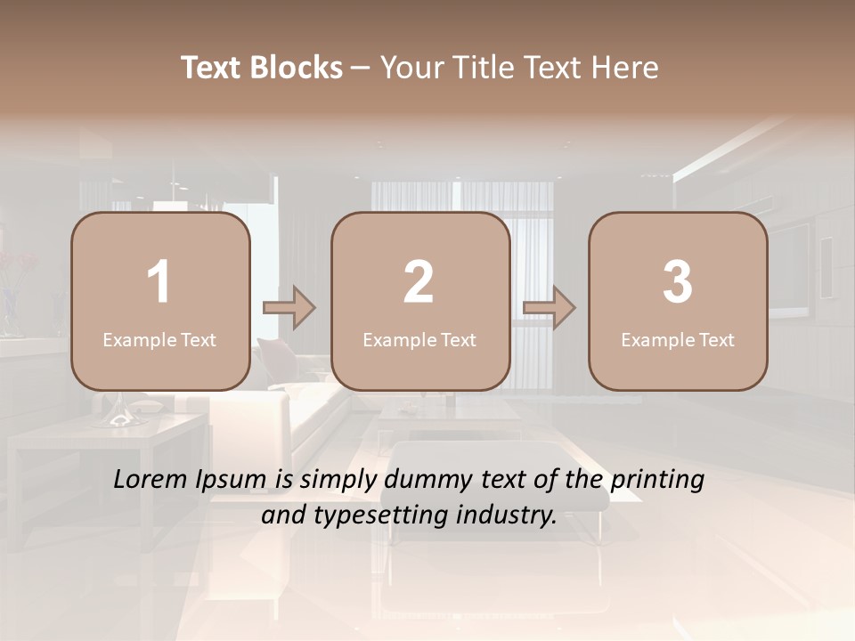 Empty Nobody Apartment PowerPoint Template