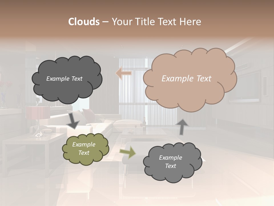 Empty Nobody Apartment PowerPoint Template