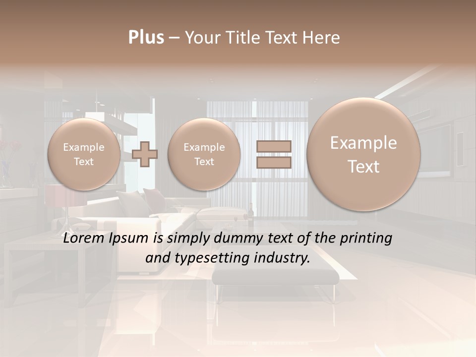 Empty Nobody Apartment PowerPoint Template