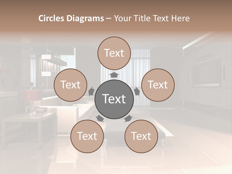 Empty Nobody Apartment PowerPoint Template