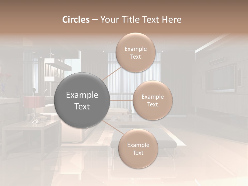 Empty Nobody Apartment PowerPoint Template