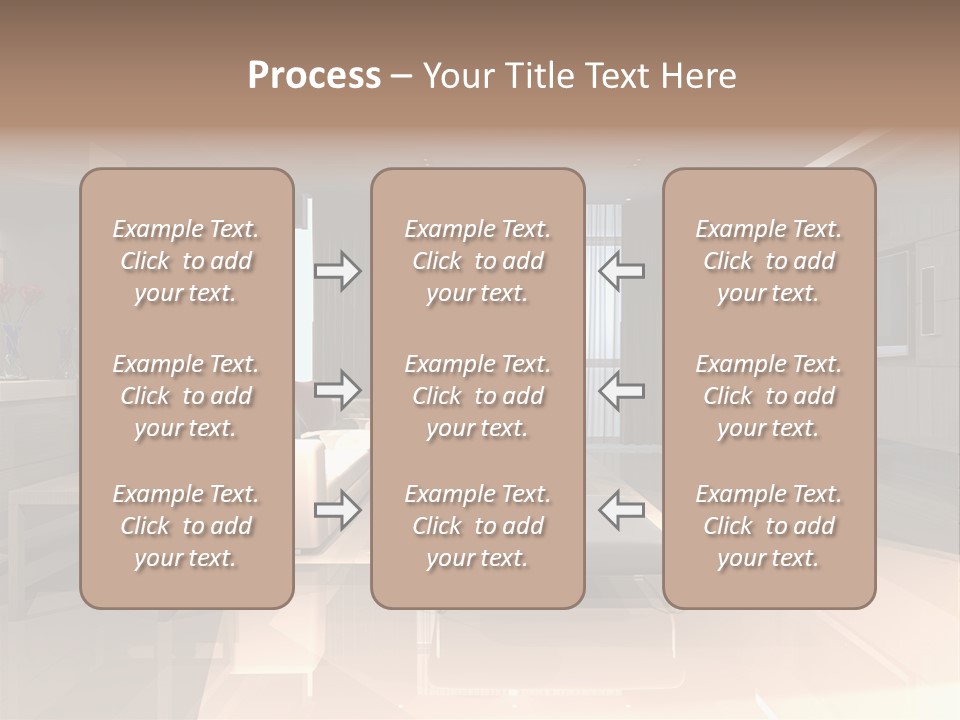 Empty Nobody Apartment PowerPoint Template