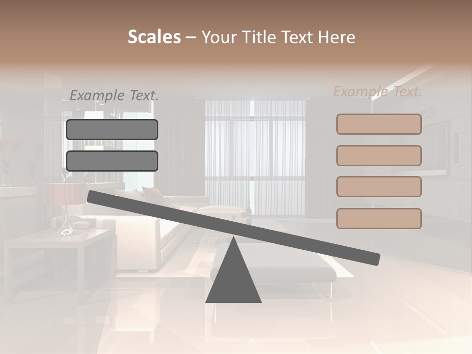 Empty Nobody Apartment PowerPoint Template