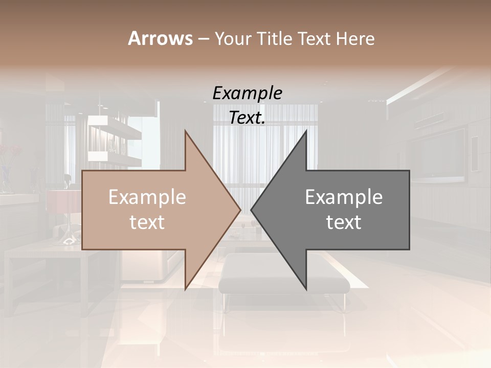 Empty Nobody Apartment PowerPoint Template