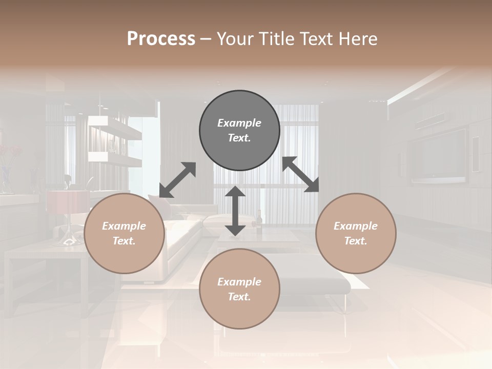 Empty Nobody Apartment PowerPoint Template