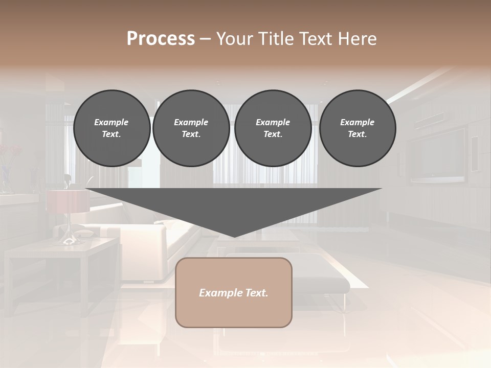 Empty Nobody Apartment PowerPoint Template