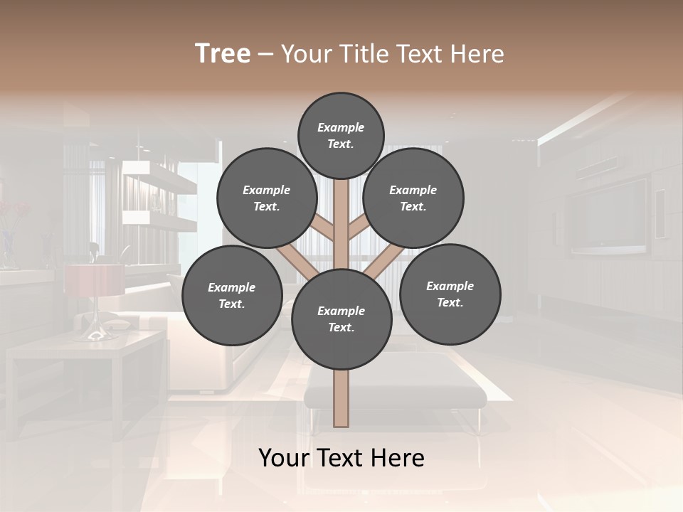 Empty Nobody Apartment PowerPoint Template