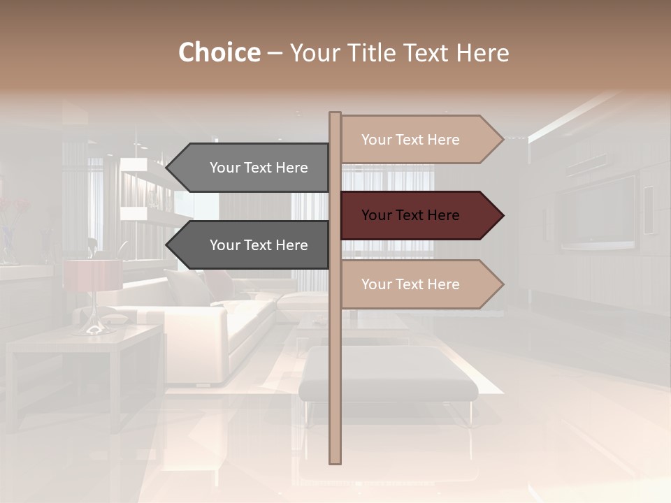 Empty Nobody Apartment PowerPoint Template
