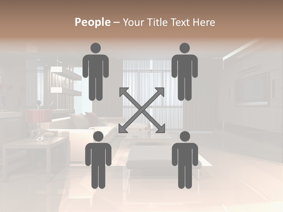 Empty Nobody Apartment PowerPoint Template
