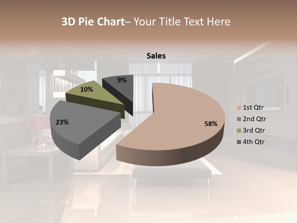 Empty Nobody Apartment PowerPoint Template