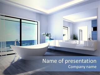 Washing Retail Sky PowerPoint Template
