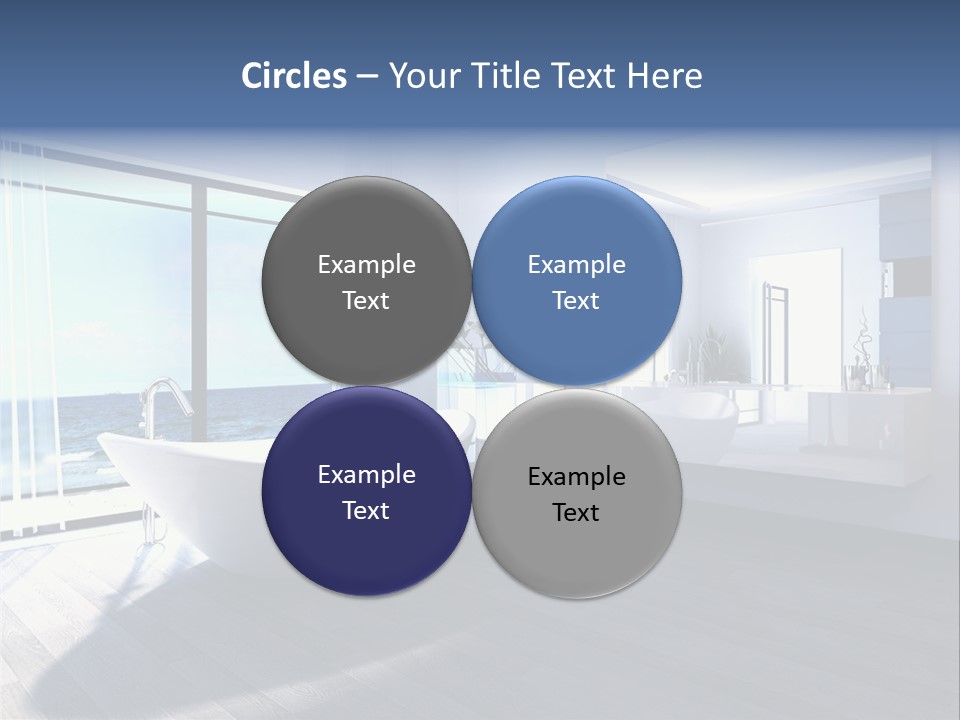 Washing Retail Sky PowerPoint Template