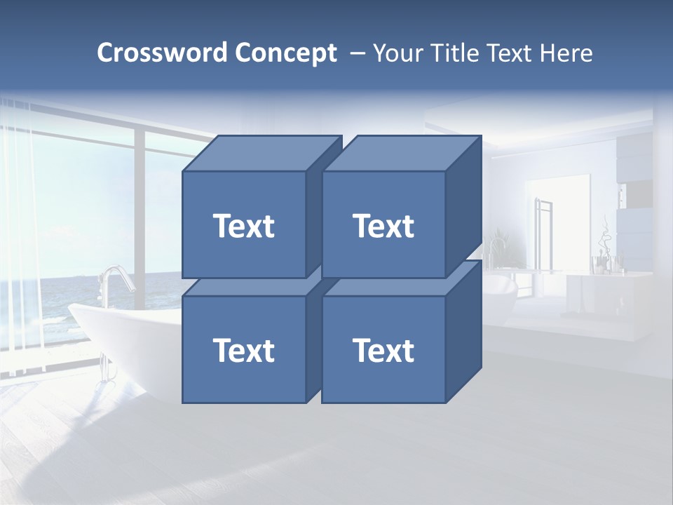 Washing Retail Sky PowerPoint Template