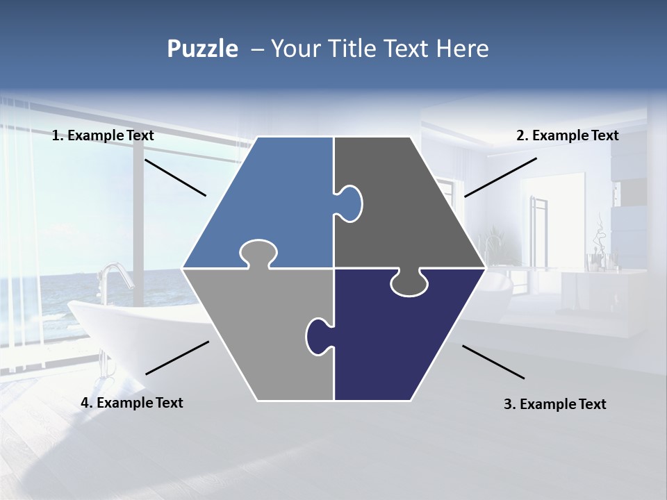 Washing Retail Sky PowerPoint Template