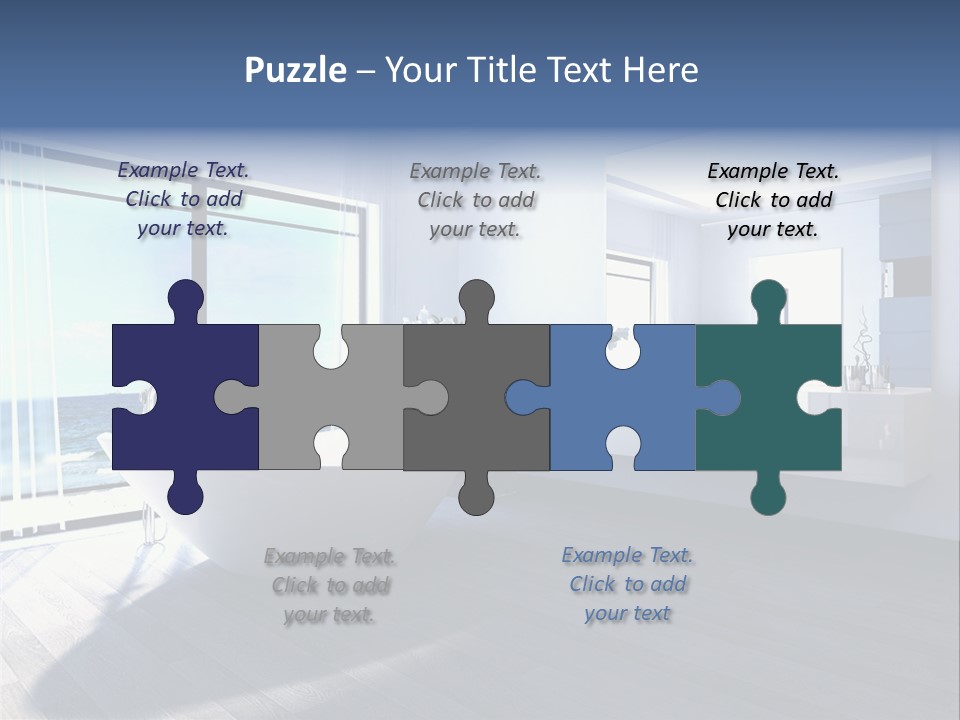 Washing Retail Sky PowerPoint Template
