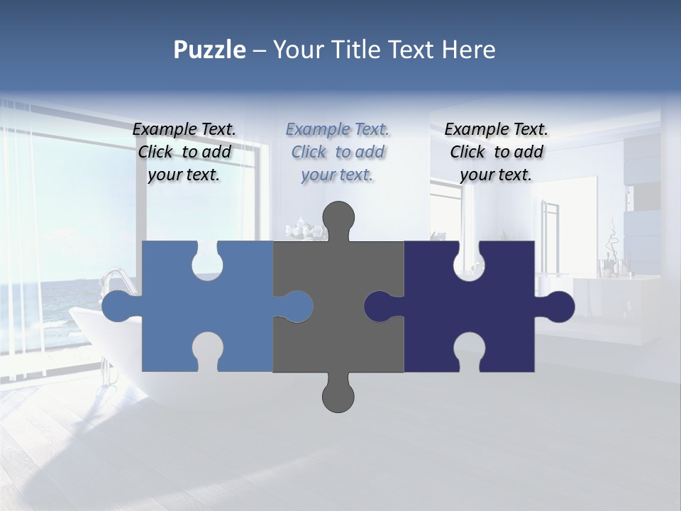 Washing Retail Sky PowerPoint Template