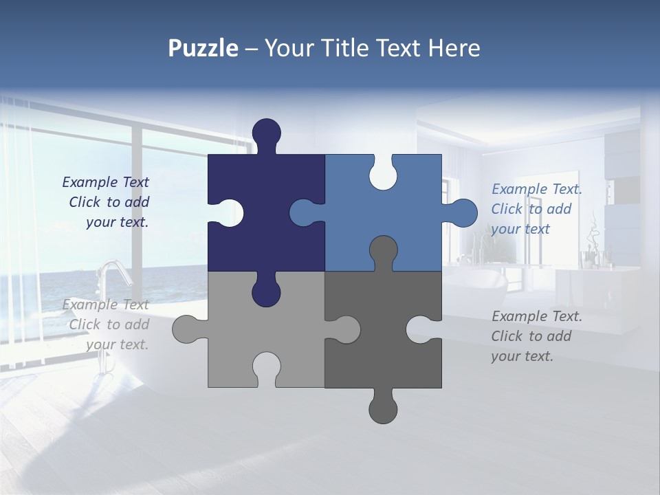 Washing Retail Sky PowerPoint Template