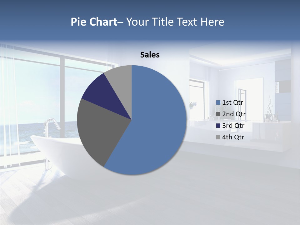 Washing Retail Sky PowerPoint Template