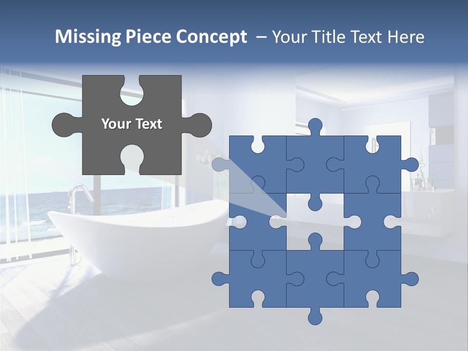 Washing Retail Sky PowerPoint Template