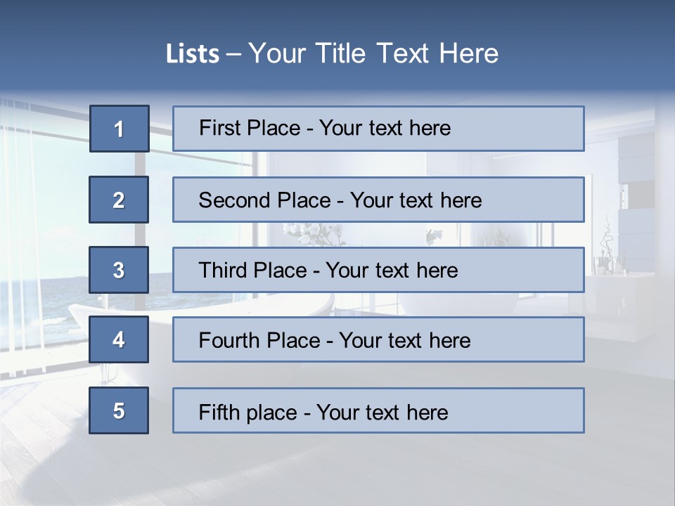 Washing Retail Sky PowerPoint Template