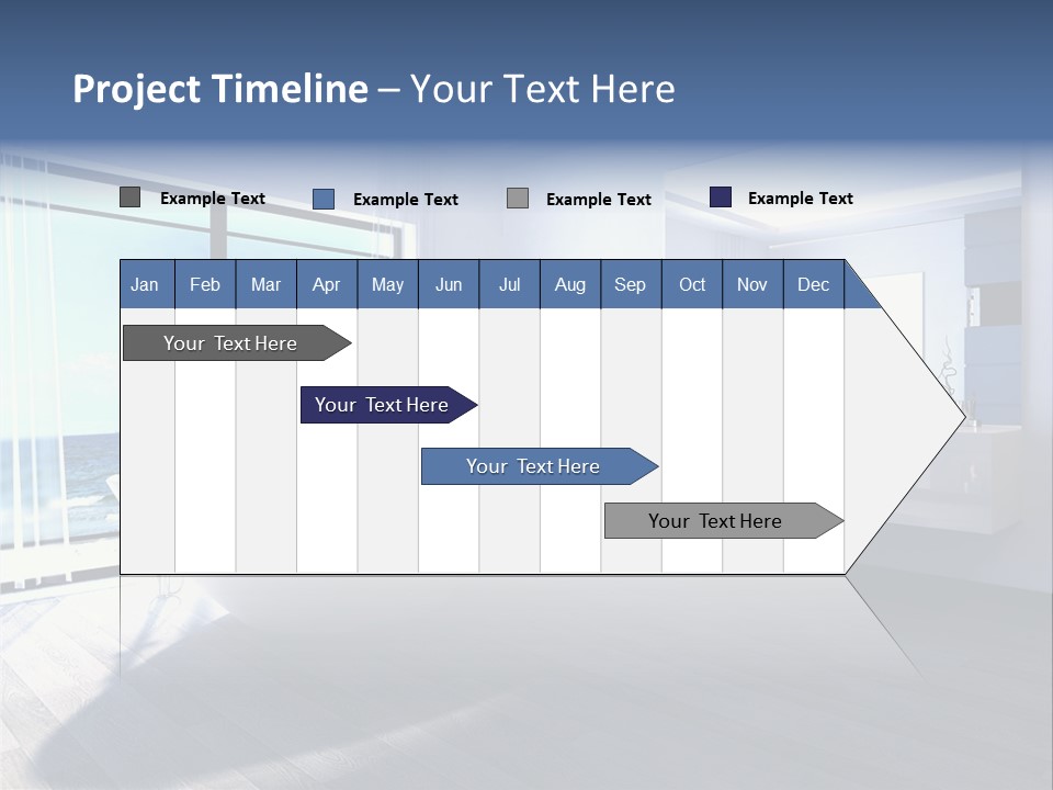 Washing Retail Sky PowerPoint Template