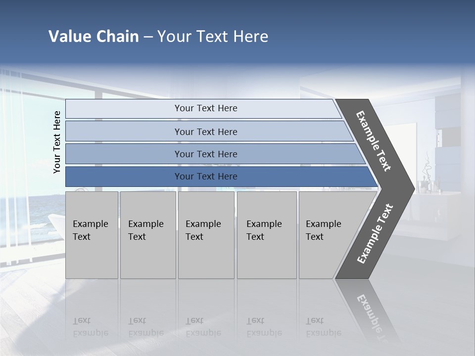 Washing Retail Sky PowerPoint Template