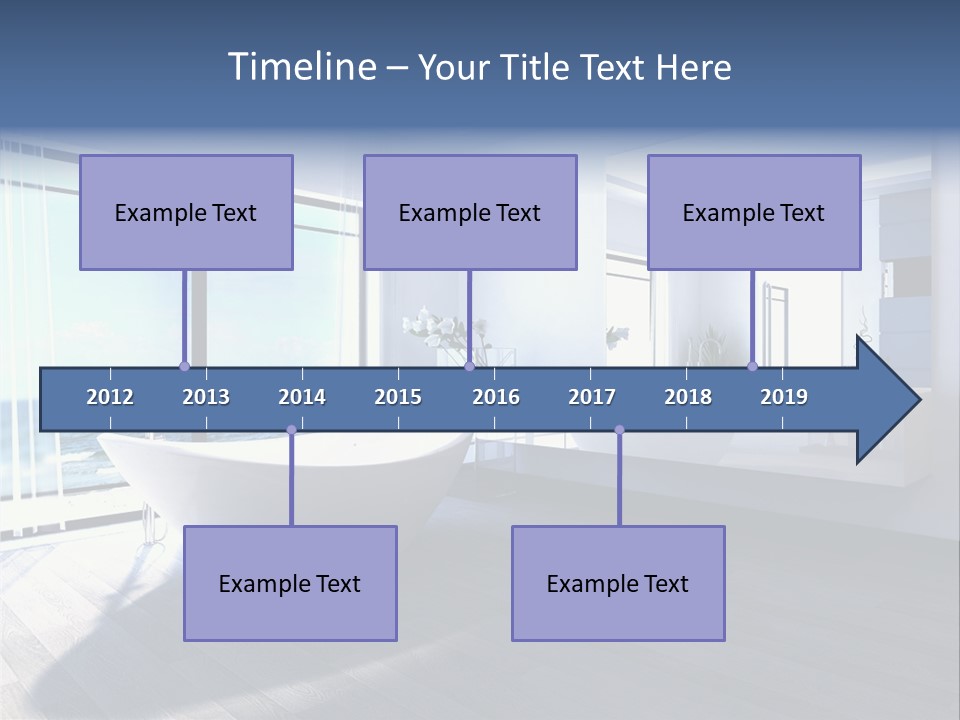 Washing Retail Sky PowerPoint Template