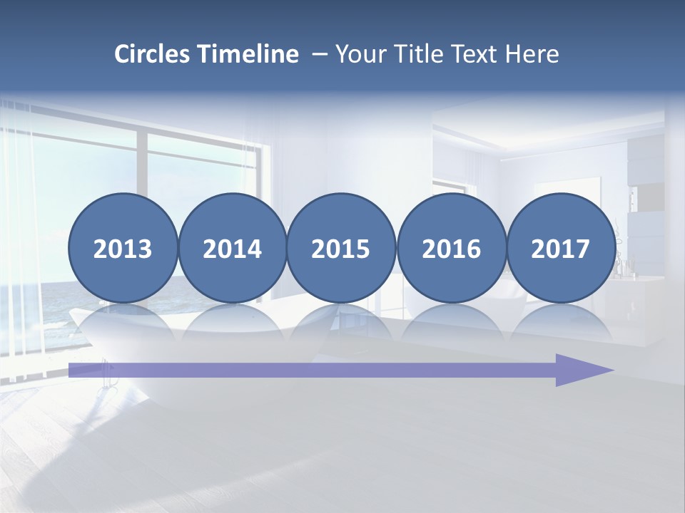Washing Retail Sky PowerPoint Template