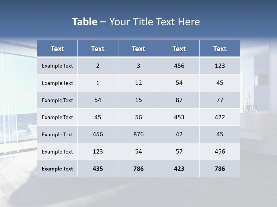 Washing Retail Sky PowerPoint Template