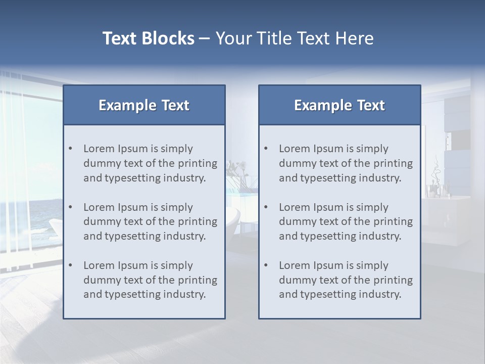 Washing Retail Sky PowerPoint Template