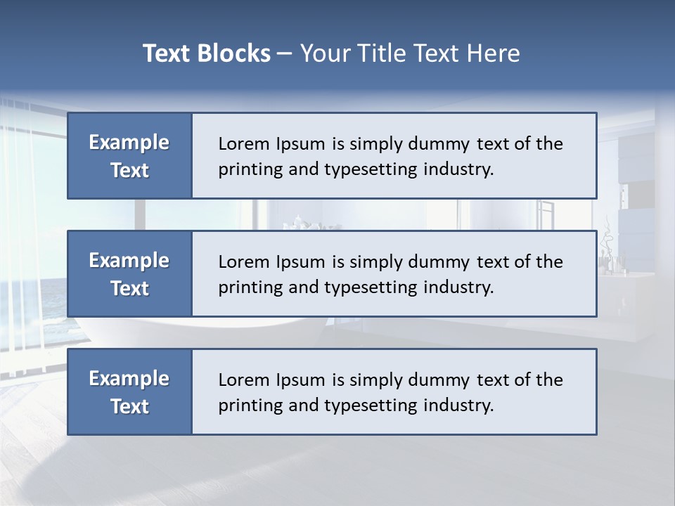 Washing Retail Sky PowerPoint Template