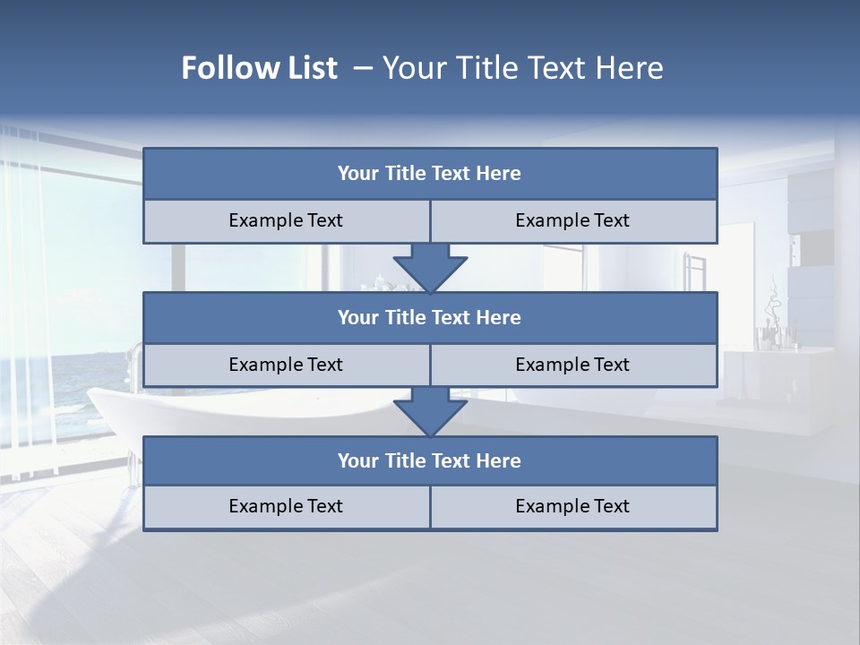 Washing Retail Sky PowerPoint Template