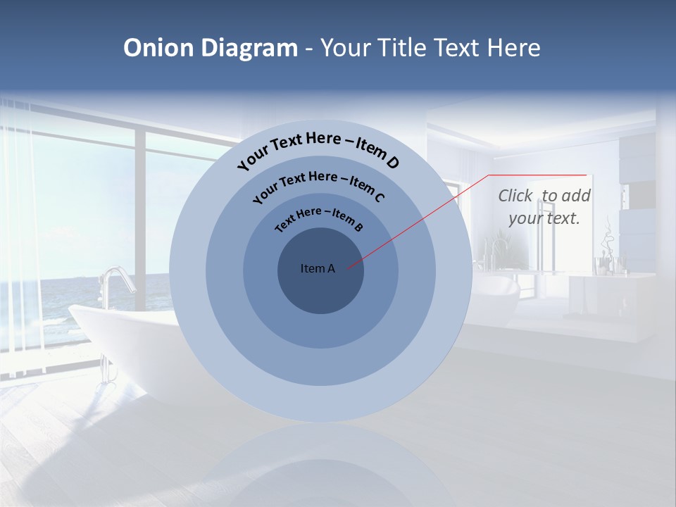 Washing Retail Sky PowerPoint Template