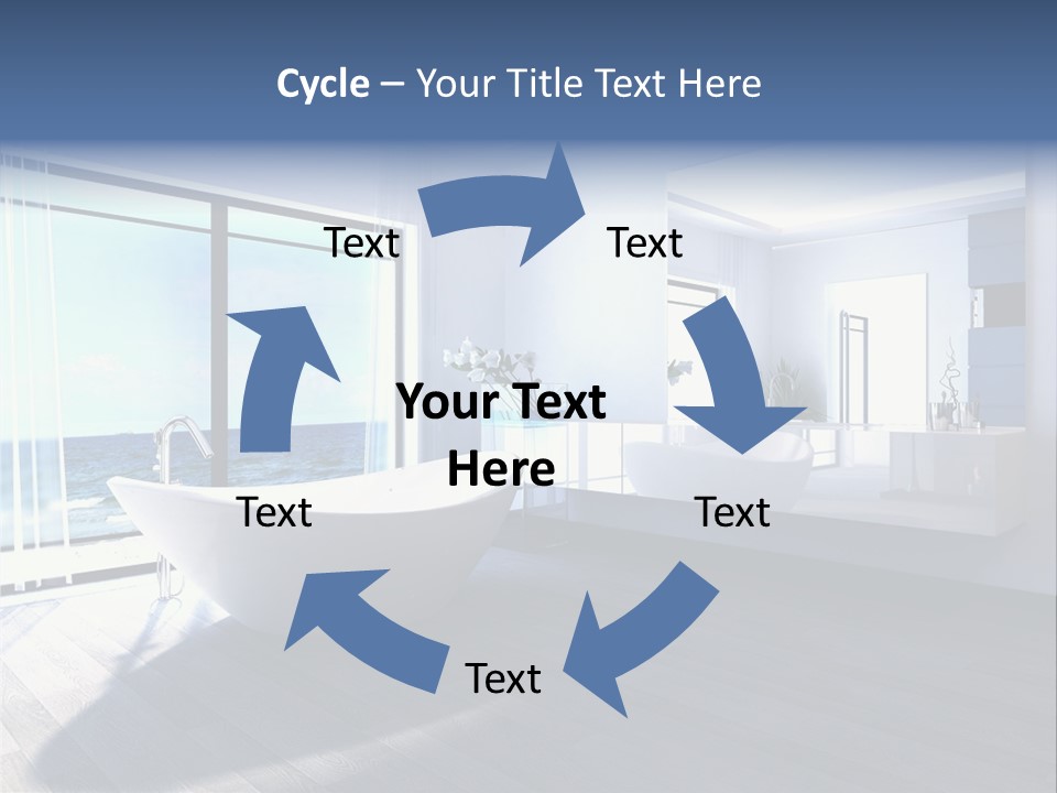Washing Retail Sky PowerPoint Template