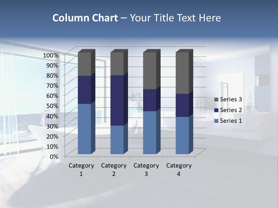 Washing Retail Sky PowerPoint Template