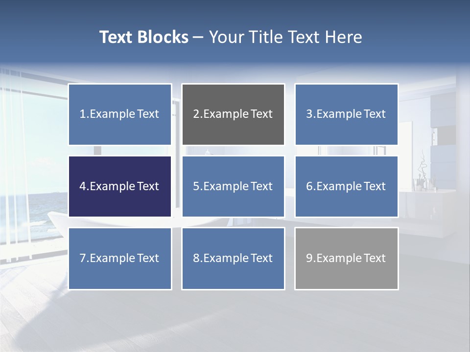 Washing Retail Sky PowerPoint Template