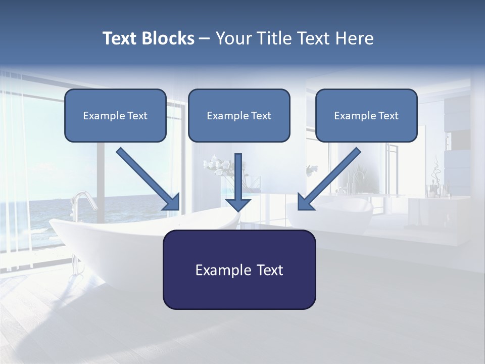 Washing Retail Sky PowerPoint Template