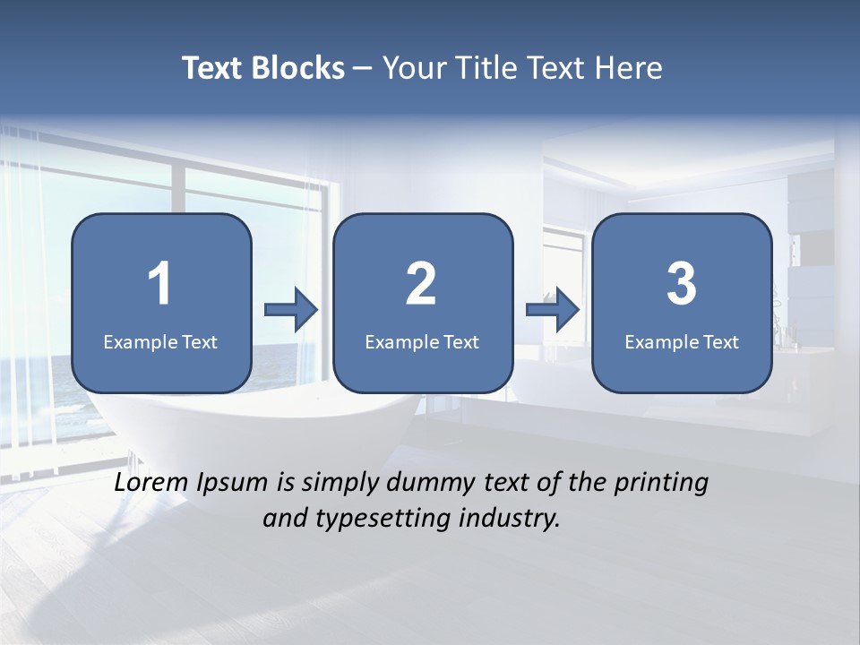 Washing Retail Sky PowerPoint Template