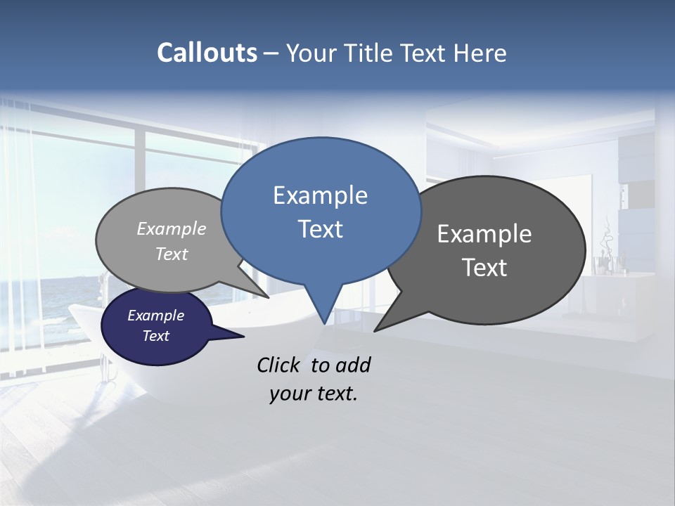 Washing Retail Sky PowerPoint Template