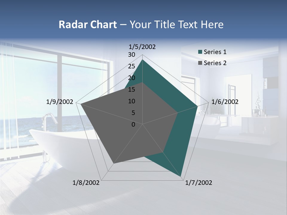 Washing Retail Sky PowerPoint Template