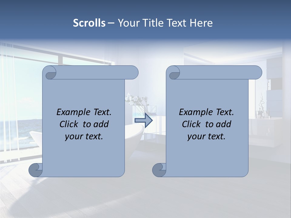 Washing Retail Sky PowerPoint Template
