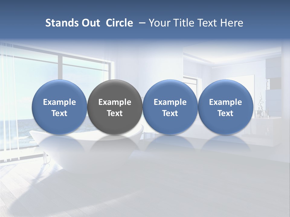 Washing Retail Sky PowerPoint Template