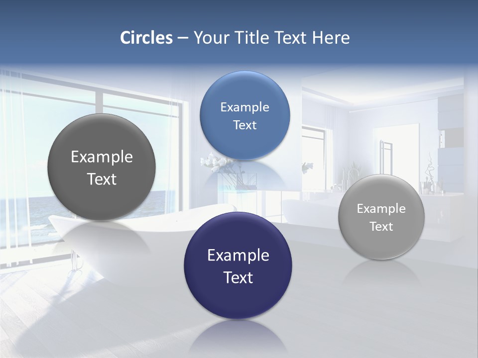 Washing Retail Sky PowerPoint Template